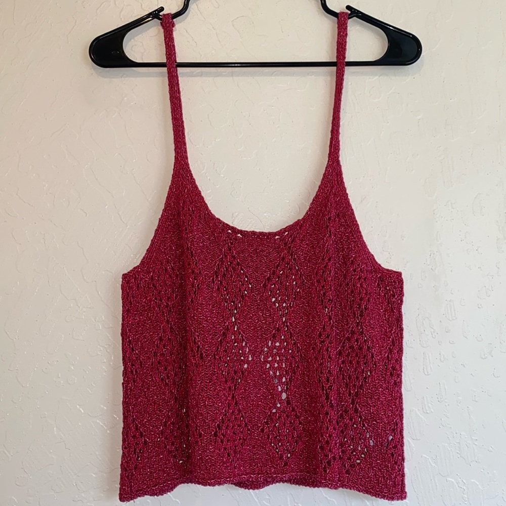 NWT Free People cropped sweater tank size XL
